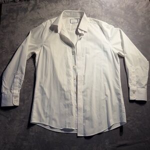 Charles Tyrwhitt White Men's Dress Shirt - Classic Point Collar